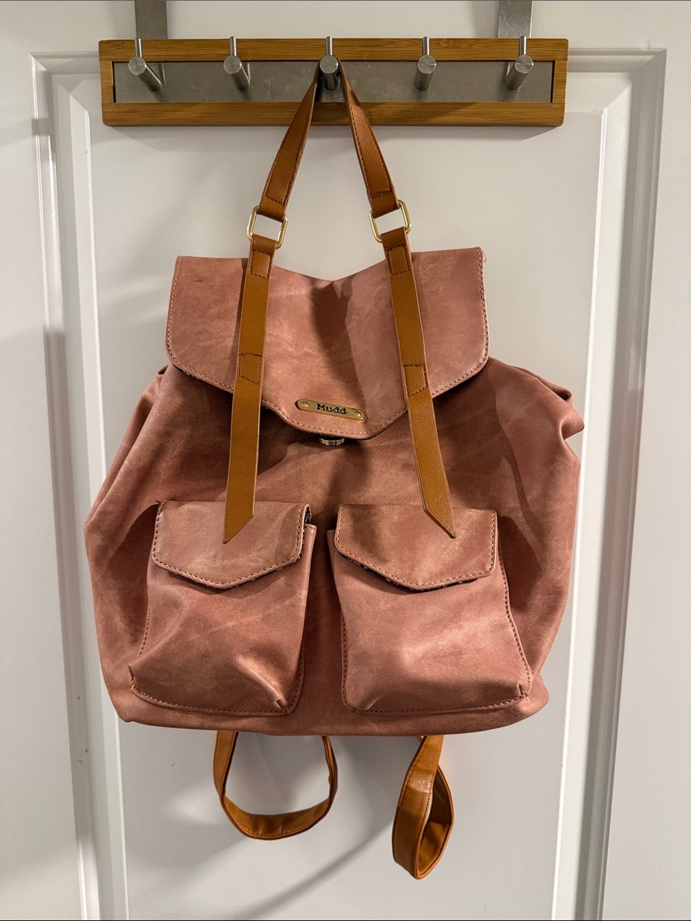 🥳 5 for $25 BUNDLE Mudd Rose Backpack with Tan Straps